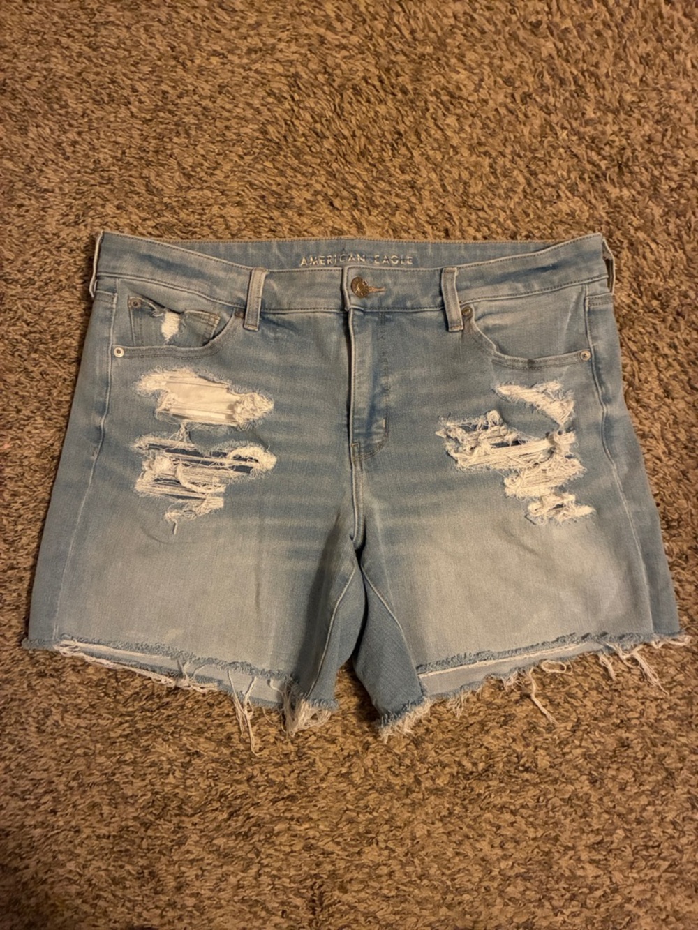 American Eagle Midi Jean shorts -size 18